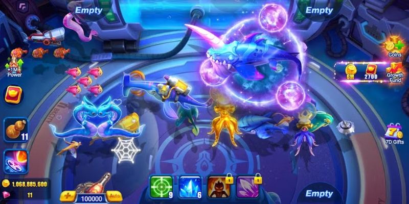 Nhiều tính năng bắn cá Jackpot thú vị