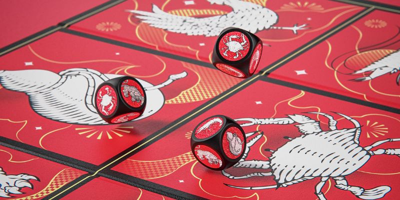 Bộ xúc xắc sử dụng trong Bầu Cua