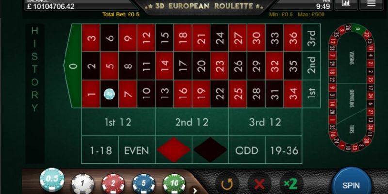 Bí quyết chơi Roulette 3D thắng bền vững